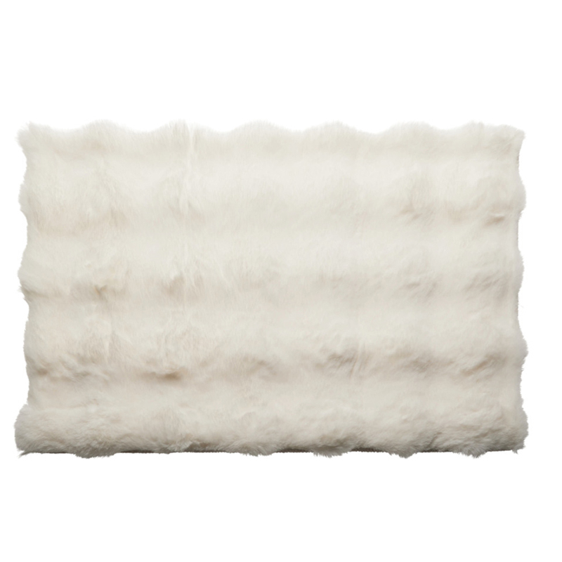 Alfombra de Felpa para Baño Blanco 40X60cm 