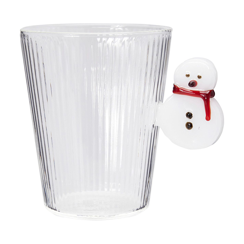 Taza de Vidrio Xmas Snowman 300ML 