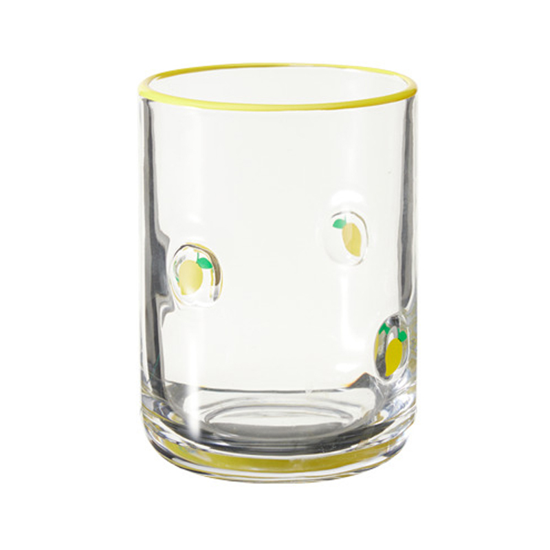Vaso de Vidrio con Decoración Lima 410ML 