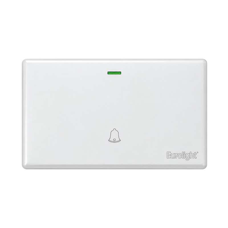 Interruptor Pulsador Danubio Blanco 10A Eurolight
