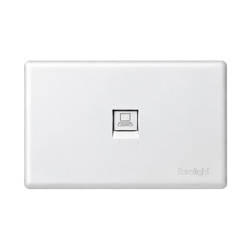 Toma Datos RJ45 Blanco Danubio Eurolight