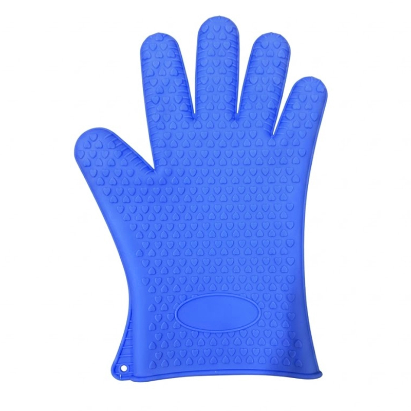 Guante de Silicona Azul Mastermaid