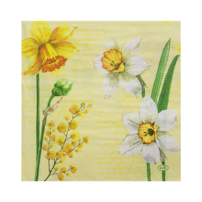 Servilleta Spring Daffodil 33x33cm