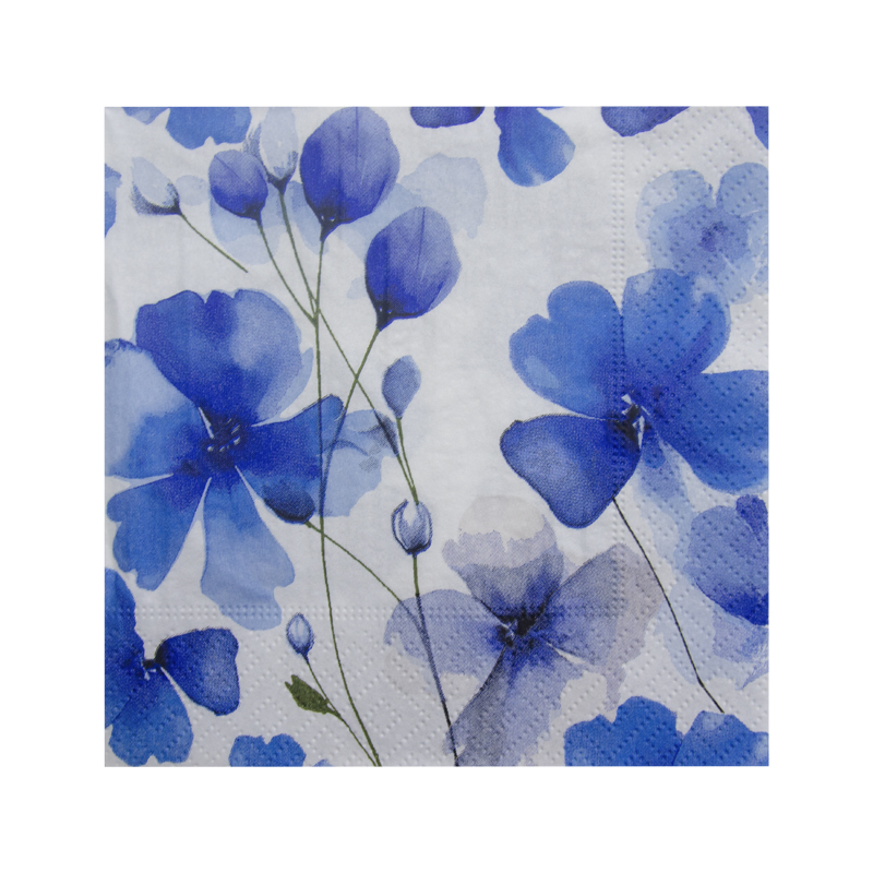 Servilleta Everbloom Blue 24x24cm