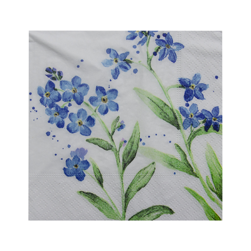 Servilleta Azure Bloom 24x24cm