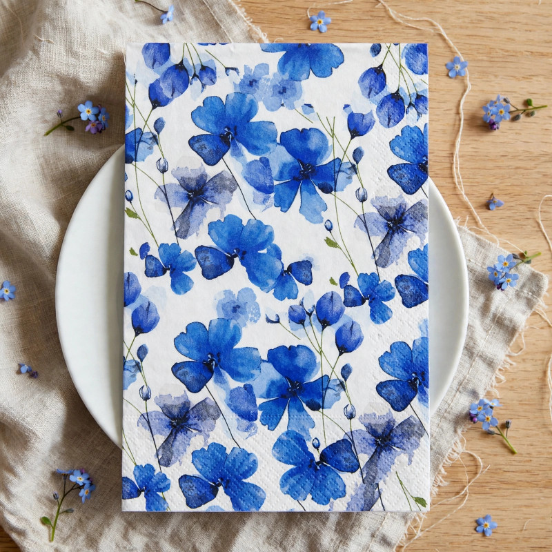 Servilleta Everbloom Blue 33x40cm