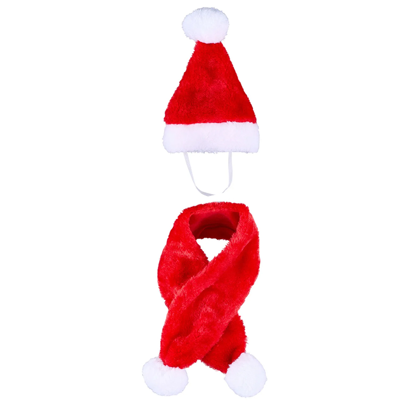 Disfraz para Mascotas Santa Talla M 2 Piezas