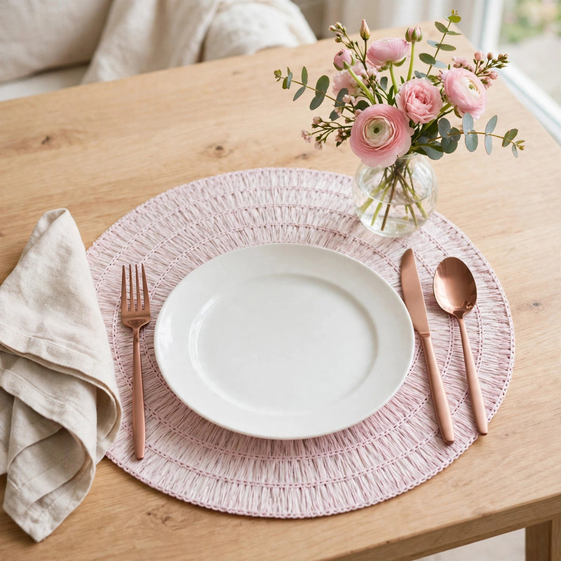 Individual Coture PVC Rosa 38cm Excellent Houseware 