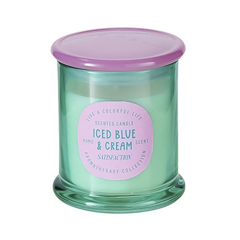 Vela Aromatica con Tapa Iced Blue & Cream 250GR