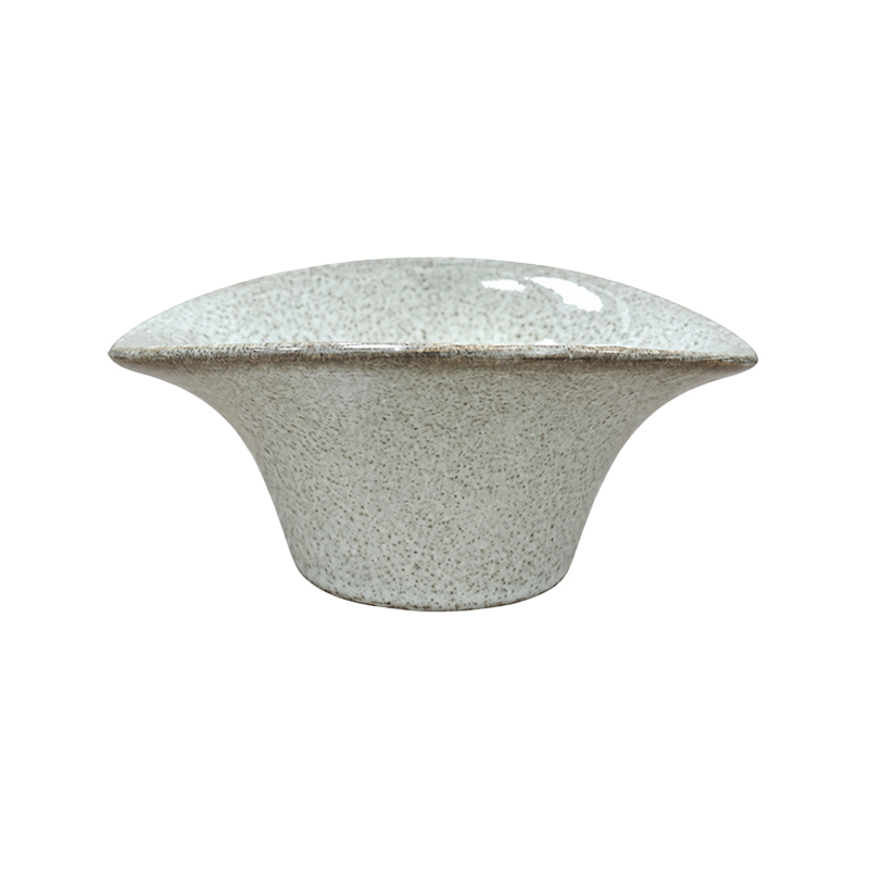 Pocillo de Cerámica Gris y Blanco 5cm 