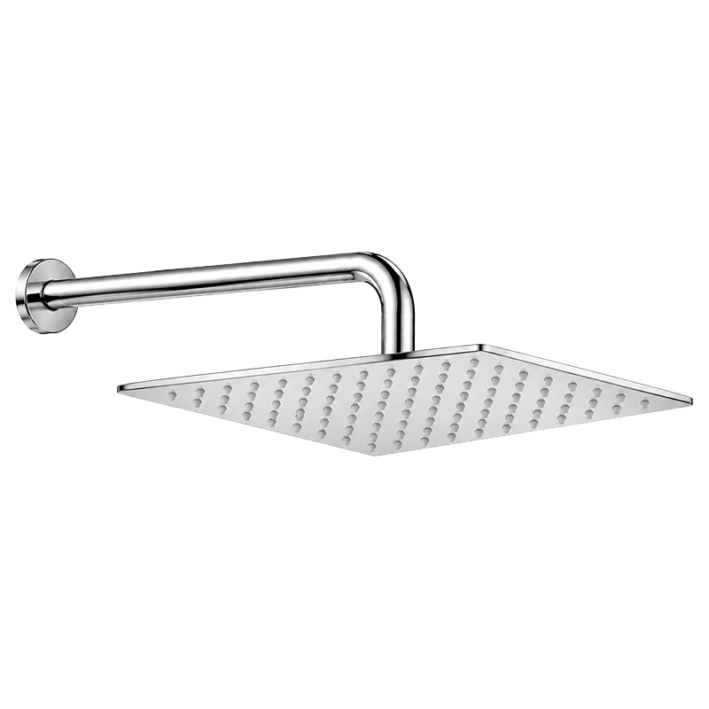 Cabeza de Ducha Cromo Cuadrada 30cm con Brazo 40cm 