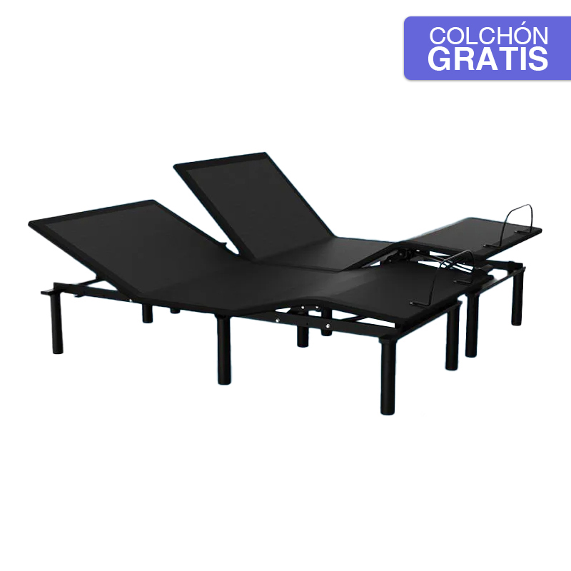 Combo Cama Ajustable KING + Colchón Gratis World Class Medium Firm Memory Top