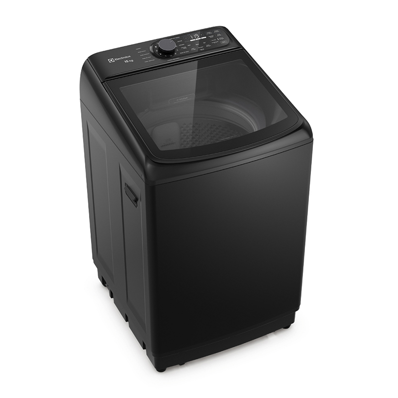 Lavadora Carga Superior 15kg Jet&Clean Negra Electrolux