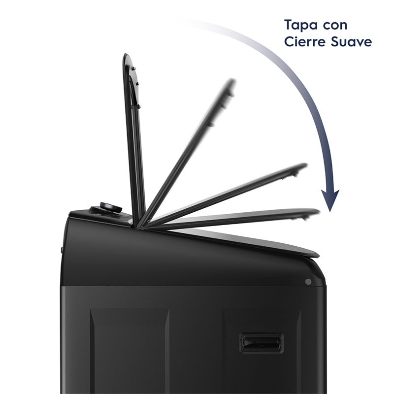 Lavadora Carga Superior 22kg Jet&Clean Negra Electrolux