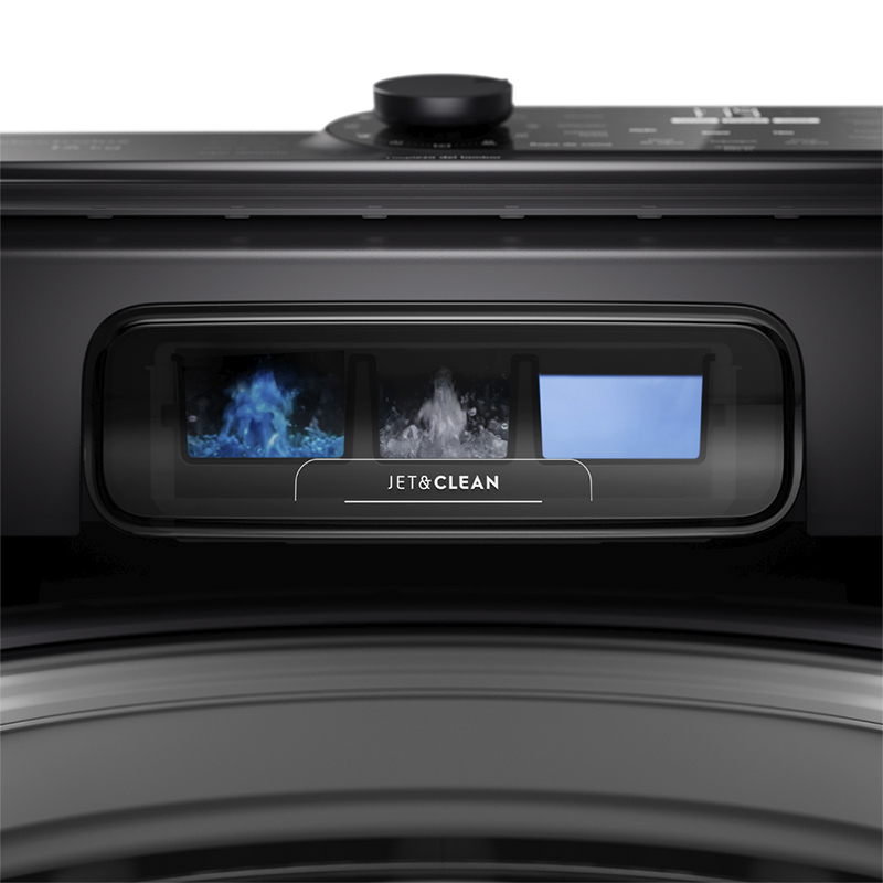 Lavadora Carga Superior 22kg Jet&Clean Negra Electrolux
