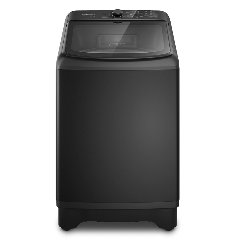 Lavadora Carga Superior 22kg Jet&Clean Negra Electrolux