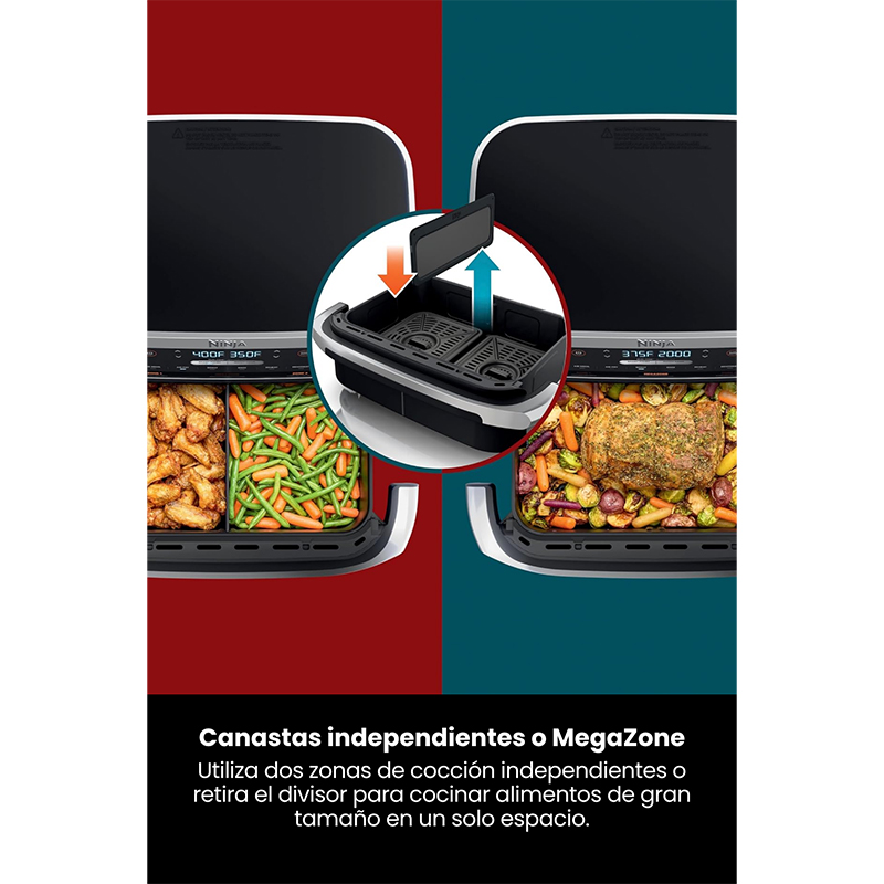 Air Fryer Ninja Dual Zone Flex Baskett