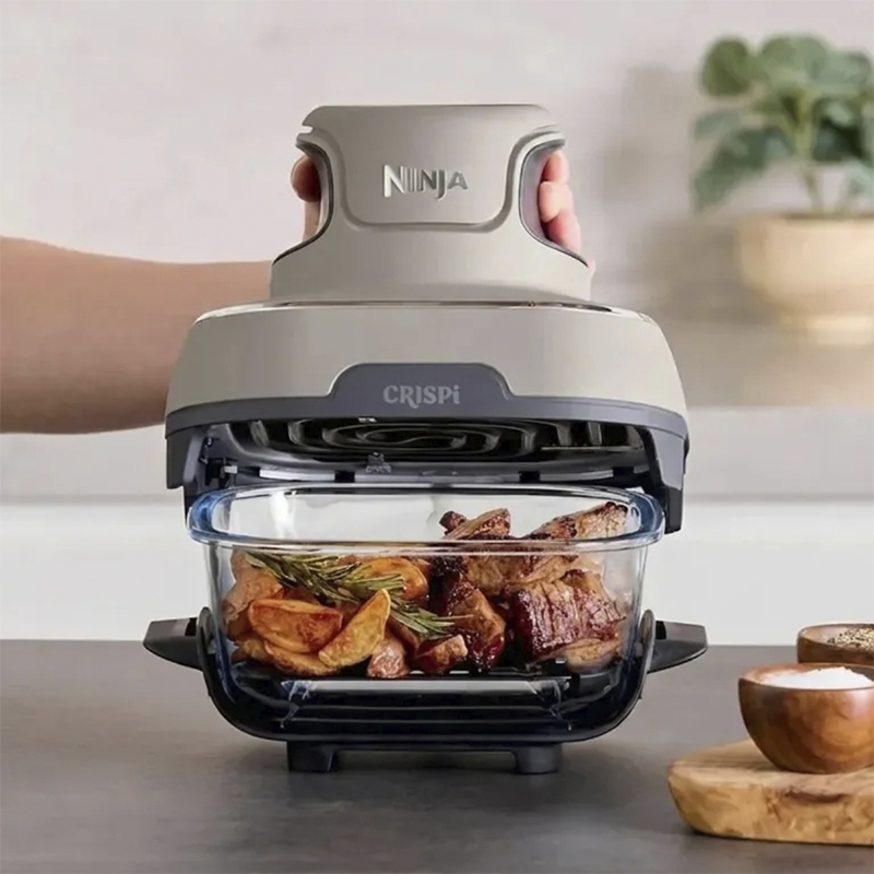 Air Fryer Ninja Crispi Plateada