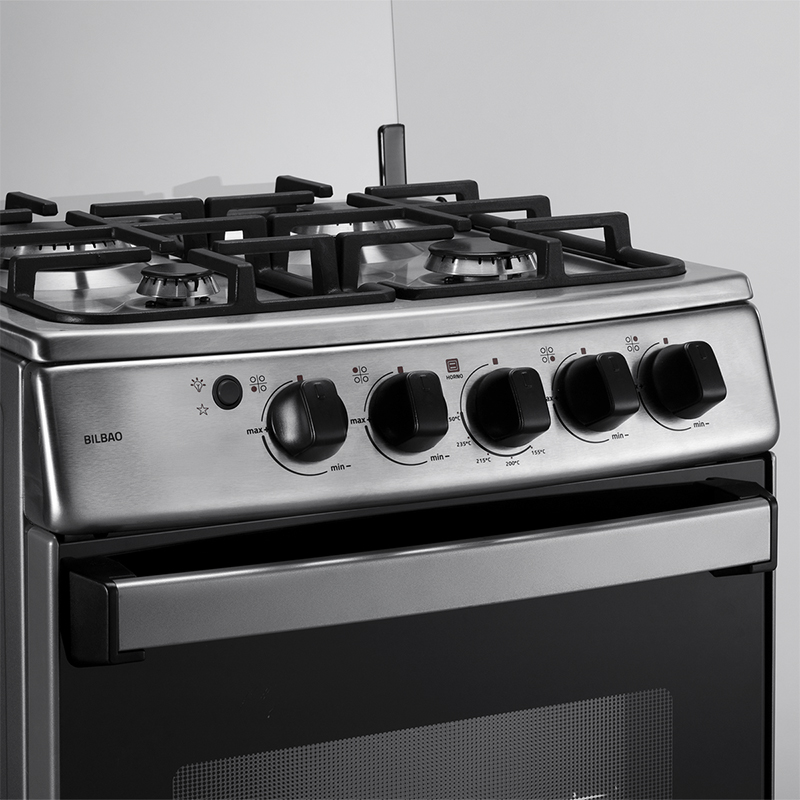 Cocina a Gas Bilbao Spazio Plus de 20" en Acabado Croma Indurama 