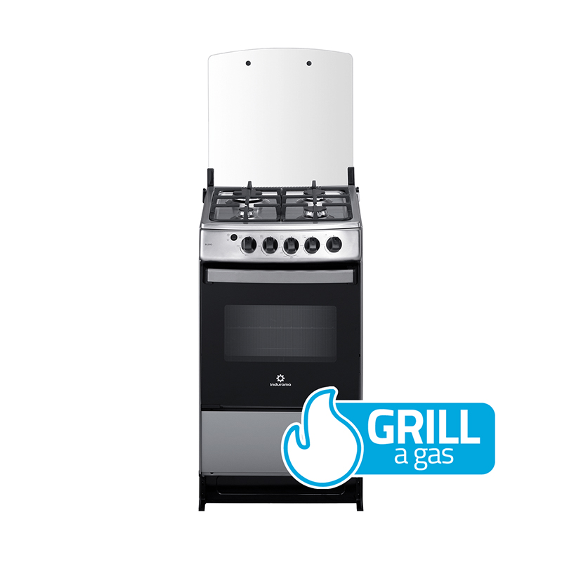Cocina a Gas Bilbao Spazio Plus de 20" en Acabado Croma Indurama 