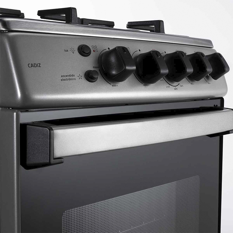 Cocina a Gas Cádiz Spazio Plus de 20" en Acabado Croma Indurama 