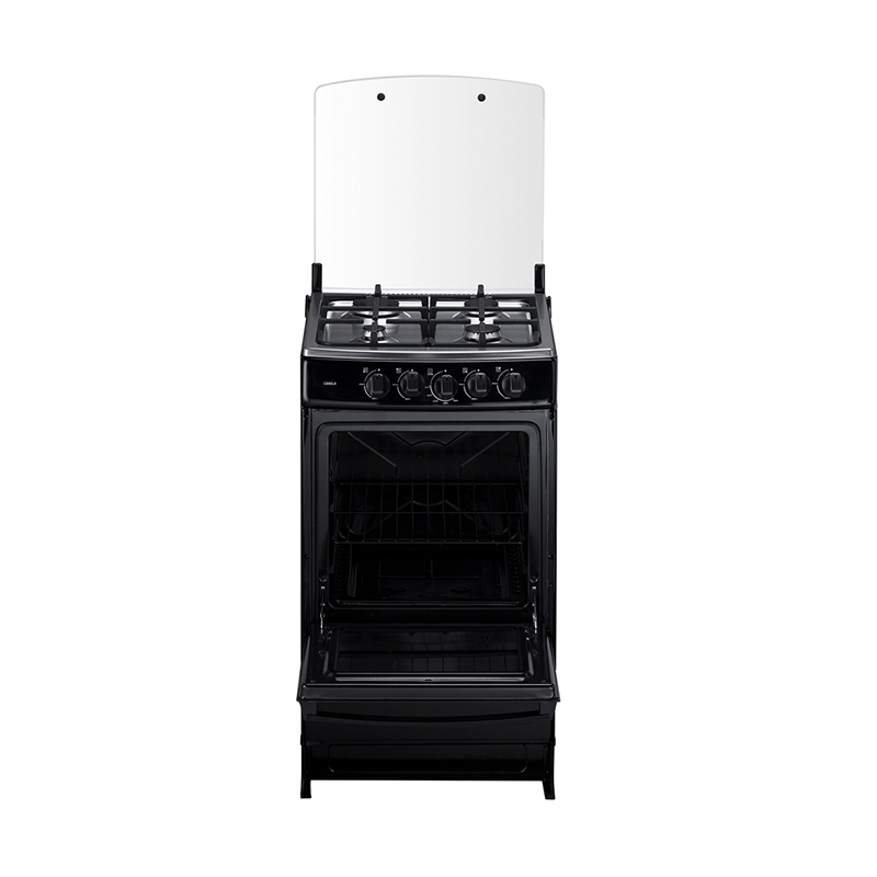 Cocina a Gas Canela Spazio Plus de 20" en Acabado Negro Indurama 