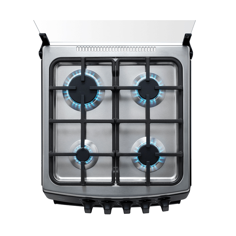 Cocina a Gas Canela Spazio Plus de 20" en Acabado Negro Indurama 