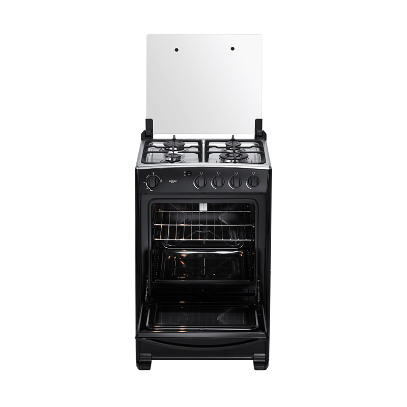 Cocina a Gas Mérida Black Quarzo de 24" Indurama