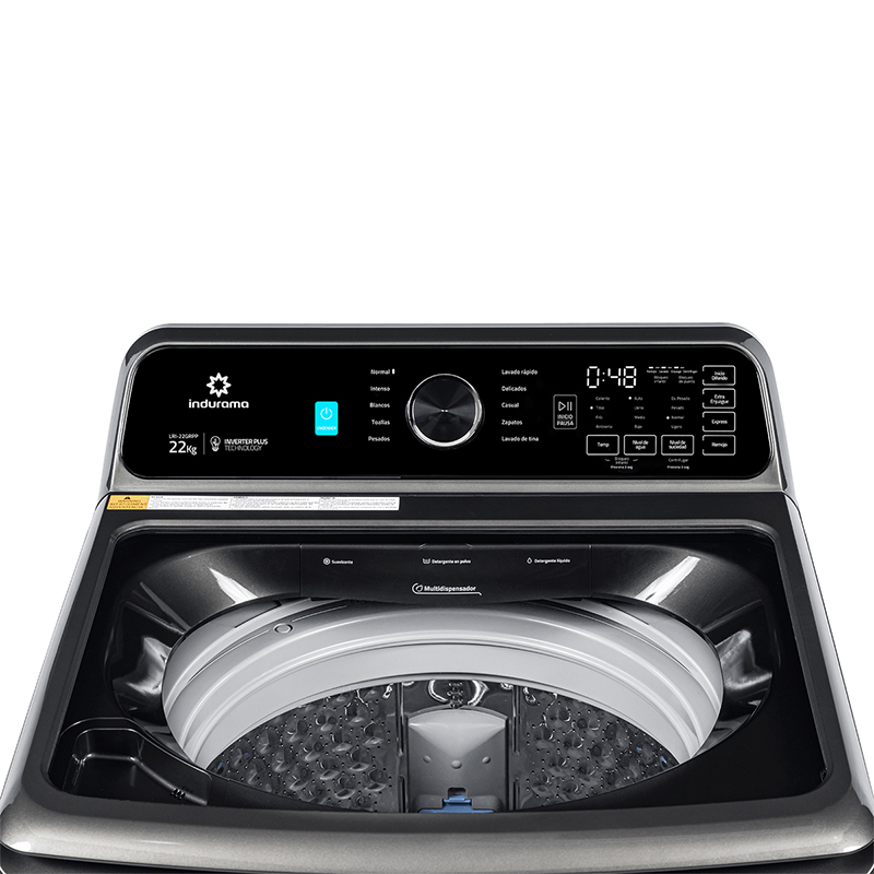 Lavadora automática LRI-22GRPP 22kg Indurama