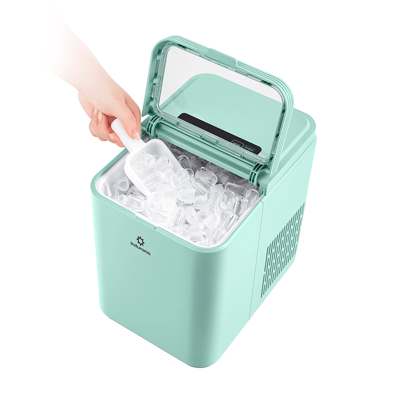 Máquina de Hielo IMVER1226 de Sobremesa Verde Indurama