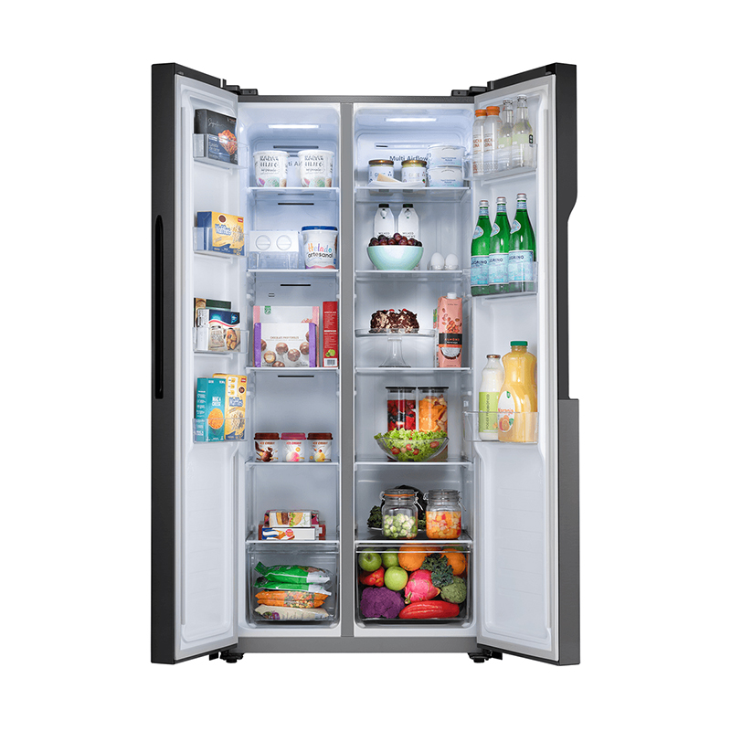 Refrigeradora Side by Side RI-760 Negro de 468 Litros Indurama