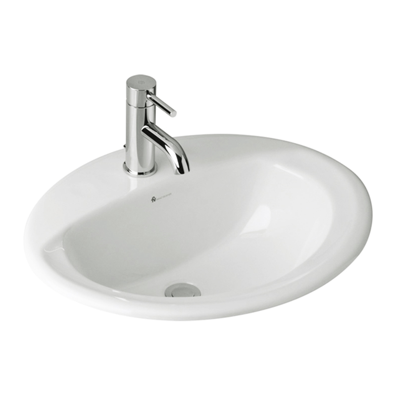 Lavamanos Elea Oval Blanco de Empotrar FV