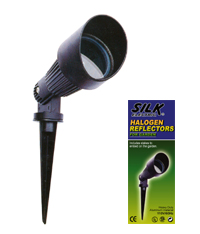 Estaca LED para Jardín Negra 40cm Boquilla MR16