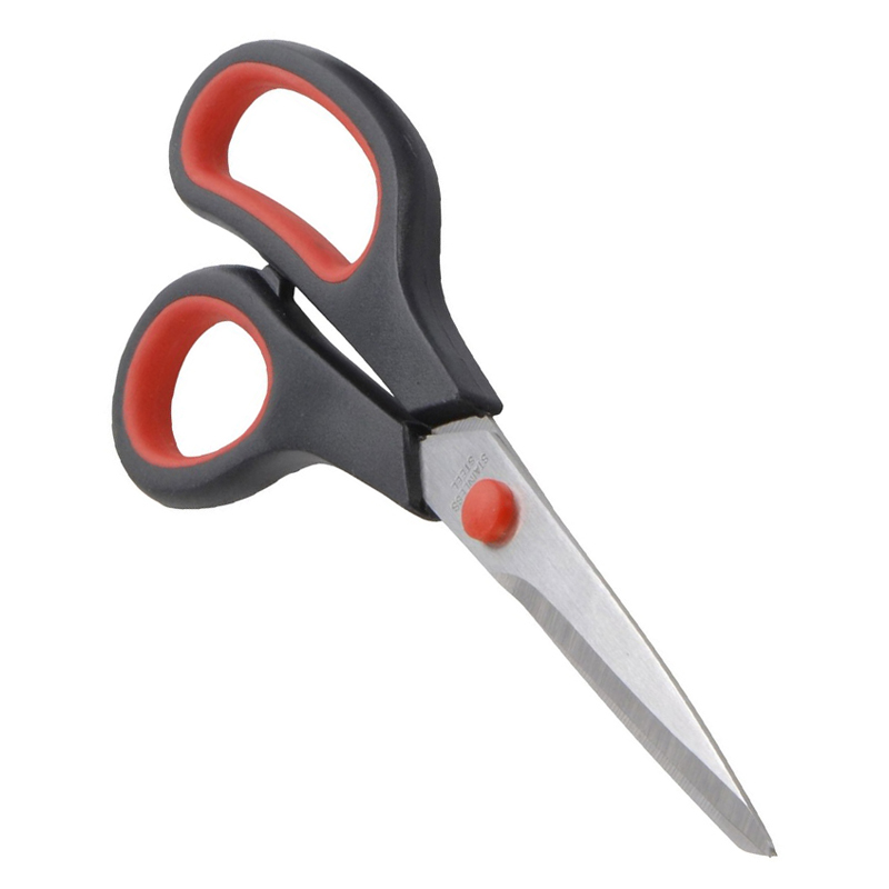 Tijera de Acero 8" Inoxidable Mango Plástico