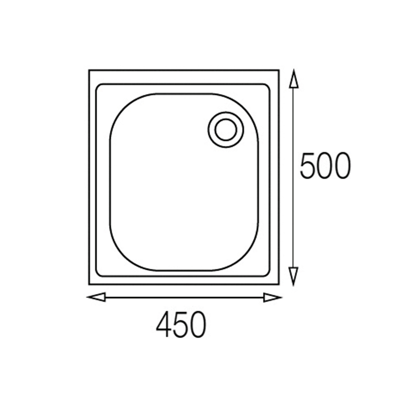 Lavacopas de Sobreponer 50x45cm Teka