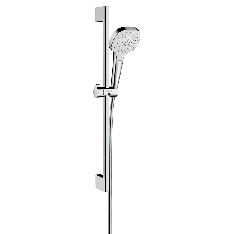 Barra con Ducha Croma Select E Blanco Cromo Hansgrohe