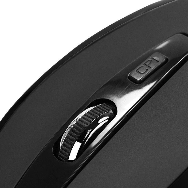 Mouse Klip  Inalambrico 6 Bot. Nano Usb - Negro Xtreme