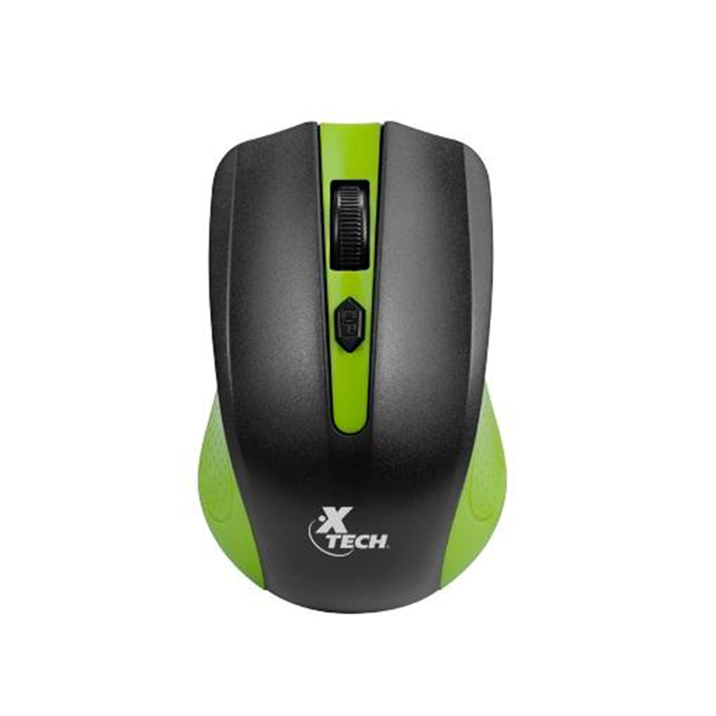 Mouse  Inalambrico 2.4 GHz 4 Botones 1600Dpi Verde Xtech