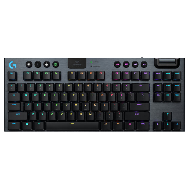 Teclado Gamer  G915 Tkl Lightspeed Mecanico Bluetooth Interruptores Mecanicos / Rgb / Multim Logitech