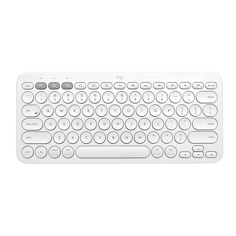 Teclado Bluetooth Multi dispositivo Logitech k380 Blanco