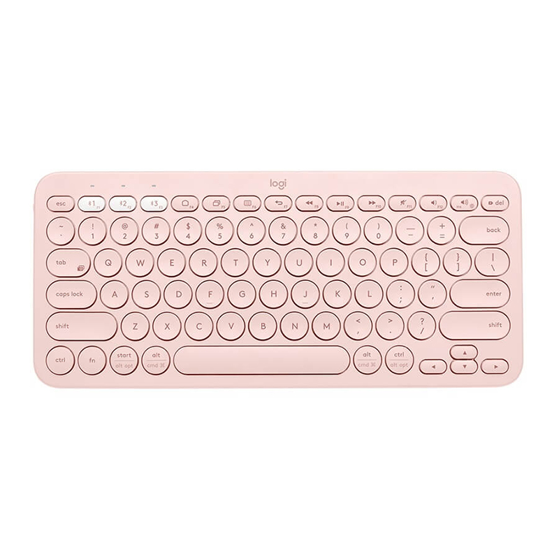 Teclado  K380 Inalambrico Usb/Bluetooth/Multidispositivo / Rose Logitech