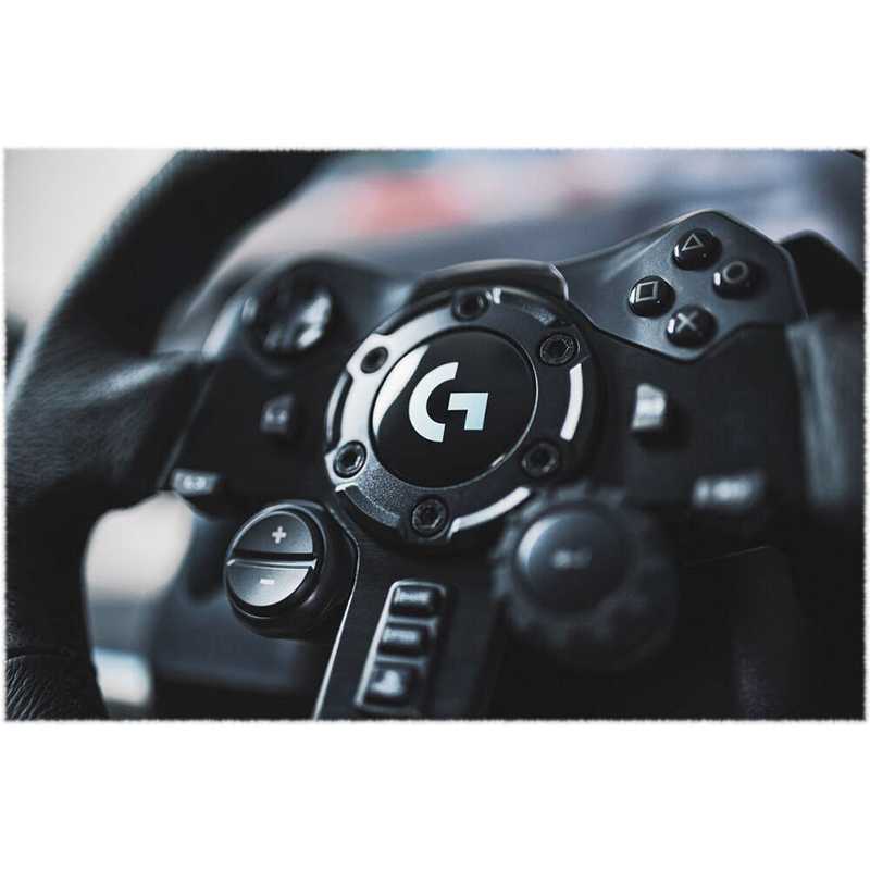 Logitech G923 Volante y Pedales para PS4/PS5/PC + Guantes de Carreras