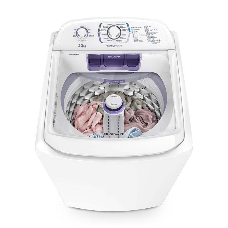 Lavadora de Carga Superior 20kg Blanca Electrolux