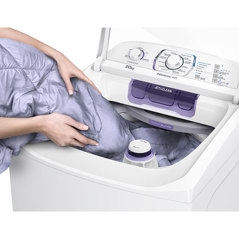 Lavadora de Carga Superior 20kg Blanca Electrolux