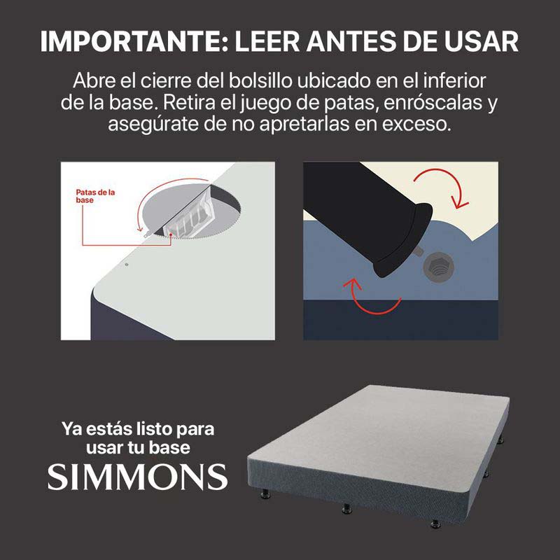 Base Endurotech  200x200cm Simmons