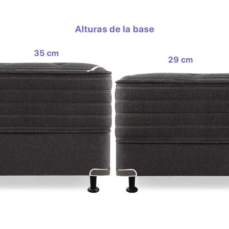 Base Beautyrest Black 20cm Simmons