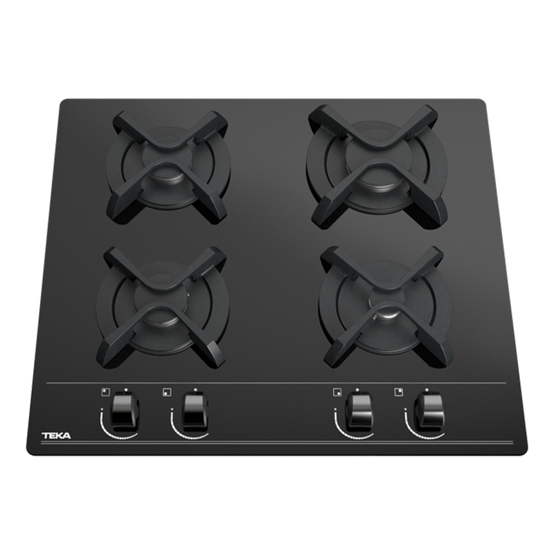 Cocina a Gas con 4 Quemadores Vidrio Templado de 60x51cm Teka