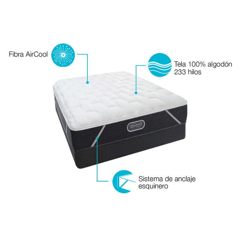 Topper de Colchón Plush Confort Beautyrest Complete