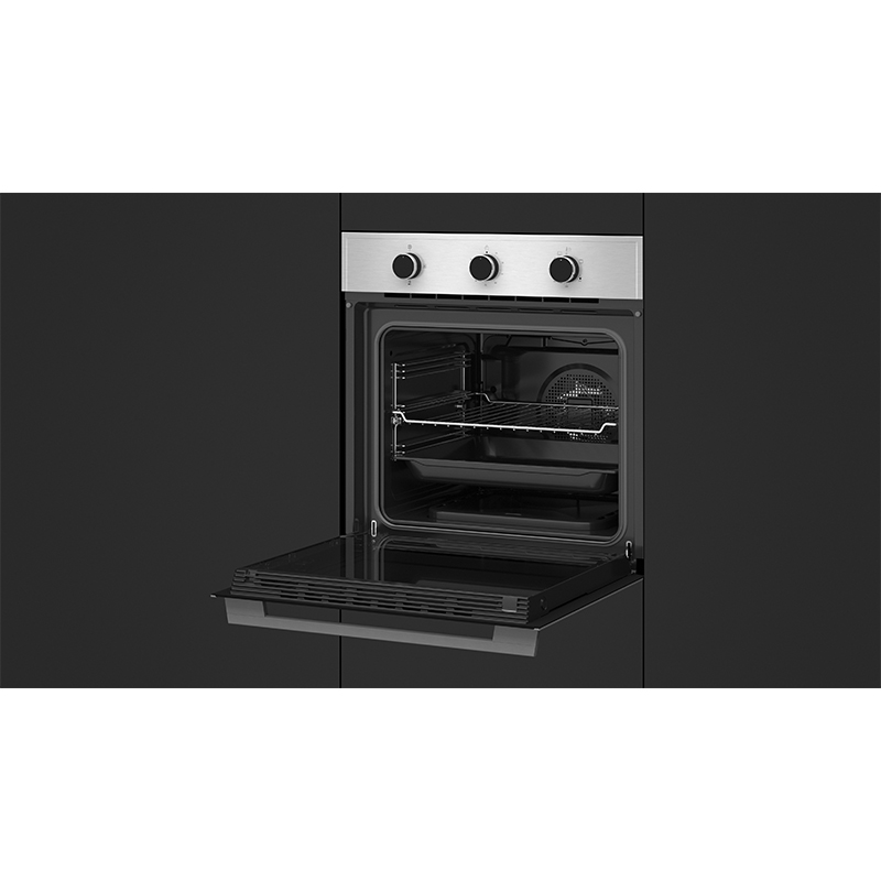 Horno Empotrable a Gas de 4 Funciones 65 Litros 59.5x59.5cm Grill Eléctrico Teka