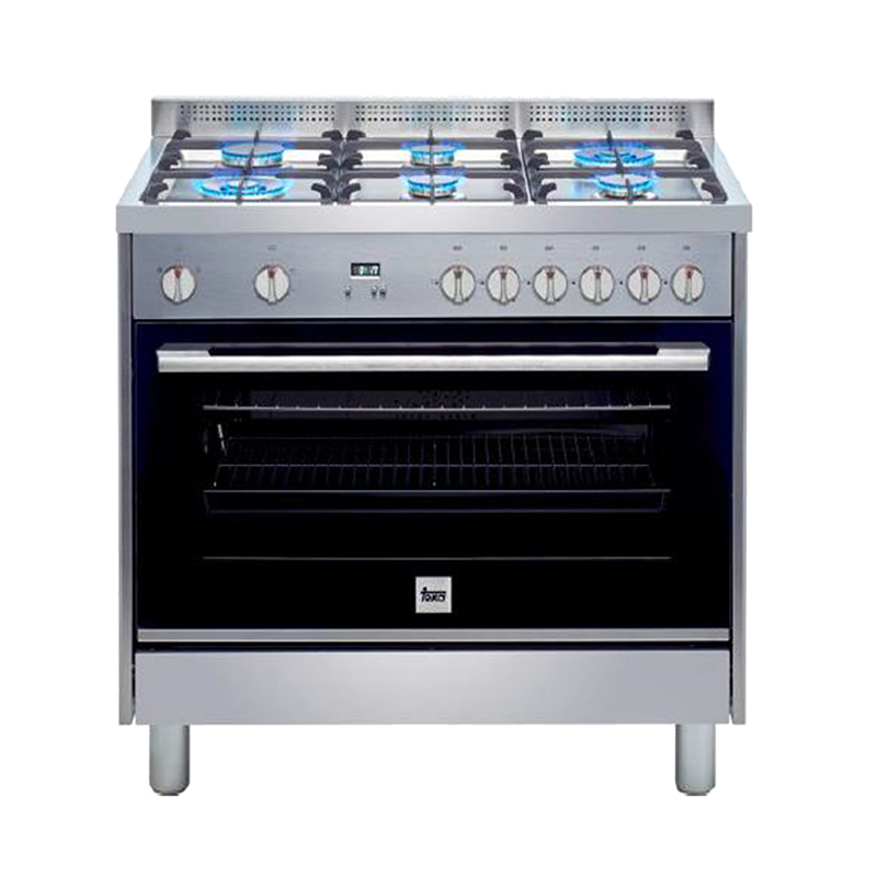 Cocina a Gas 6 Quemadores 89.5x90.5cm Teka
